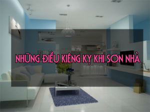 Kiêng kỵ màu sơn