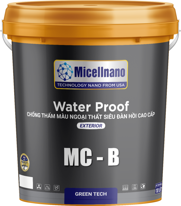 Sơn chống thấm ngoại thất siêu đàn hồi MC B