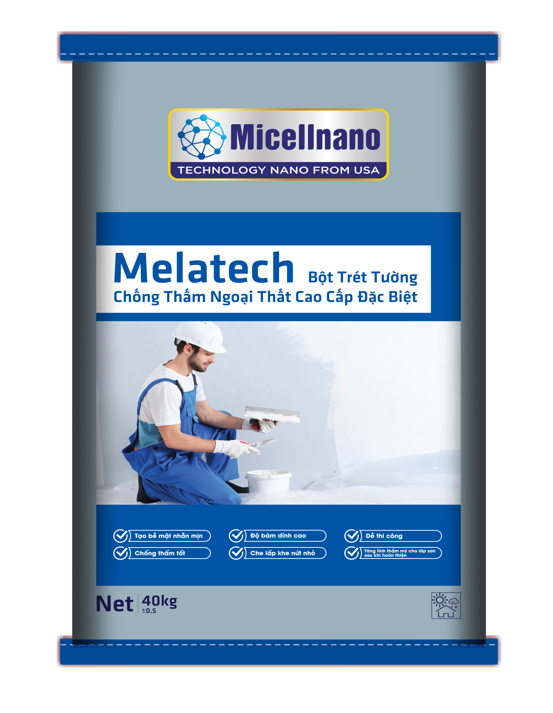 Bột bả chống thấm ngoại thất